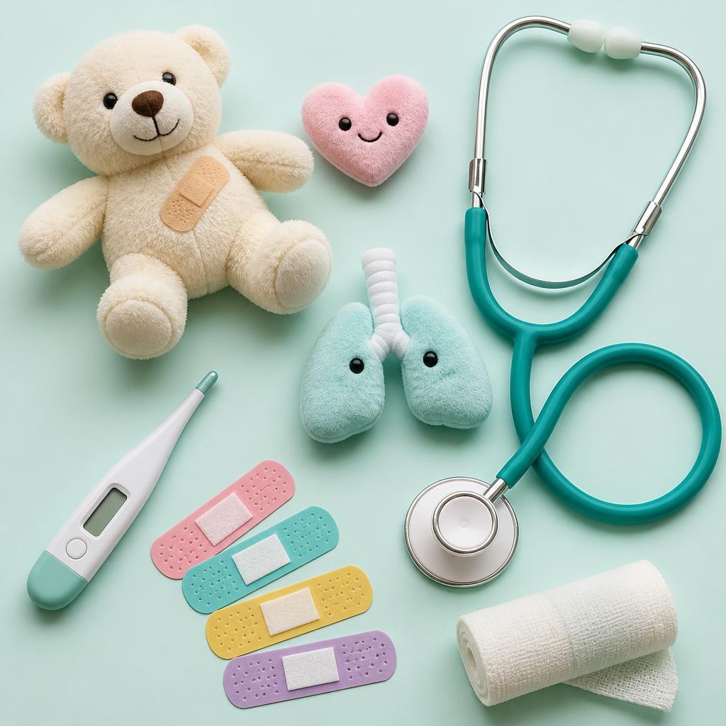 Professioneller Krankenschwester Check-up für Dich, liebes Baby